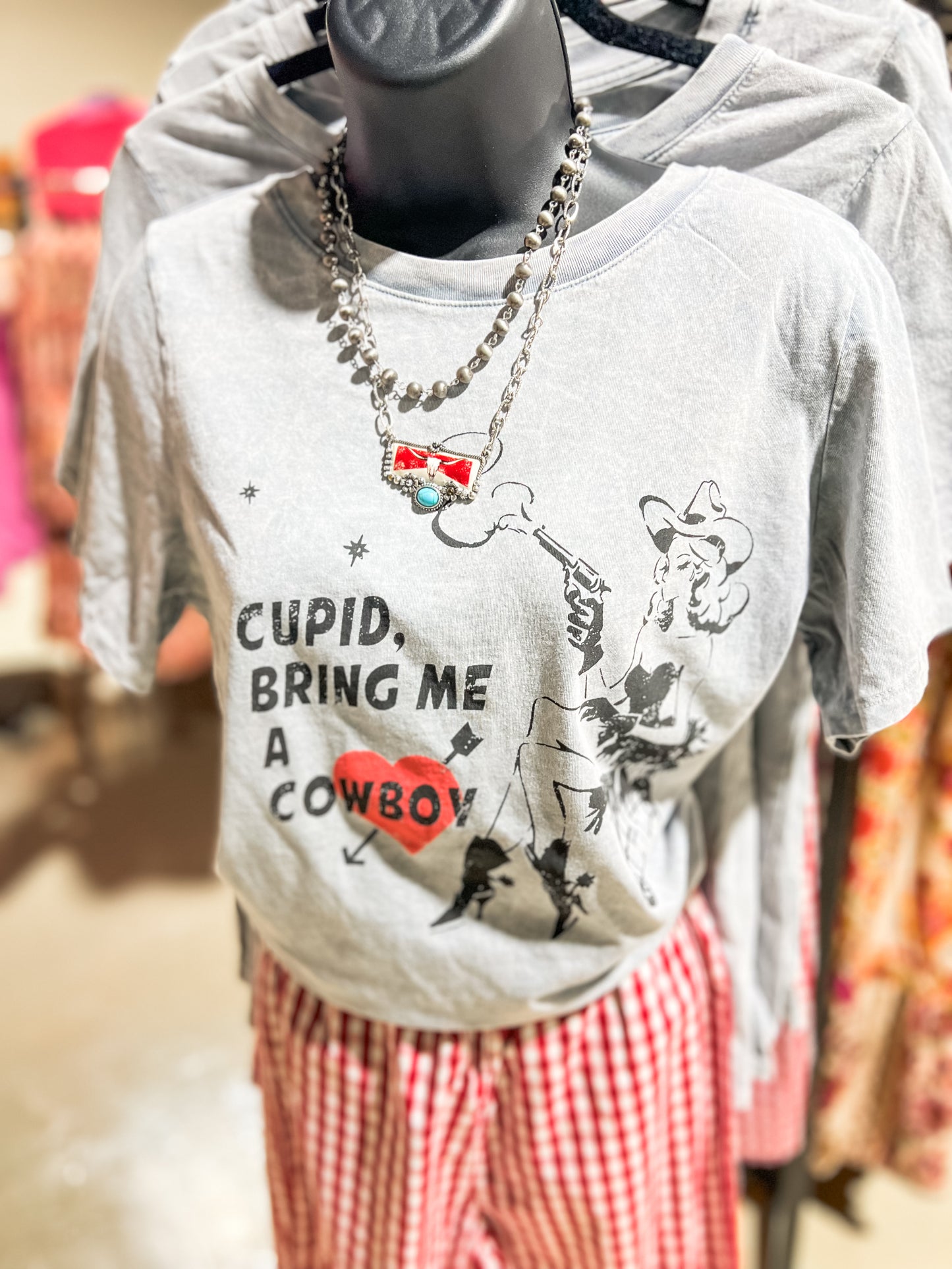 Bring Me A Cowboy Premium Mineral Wash Tee