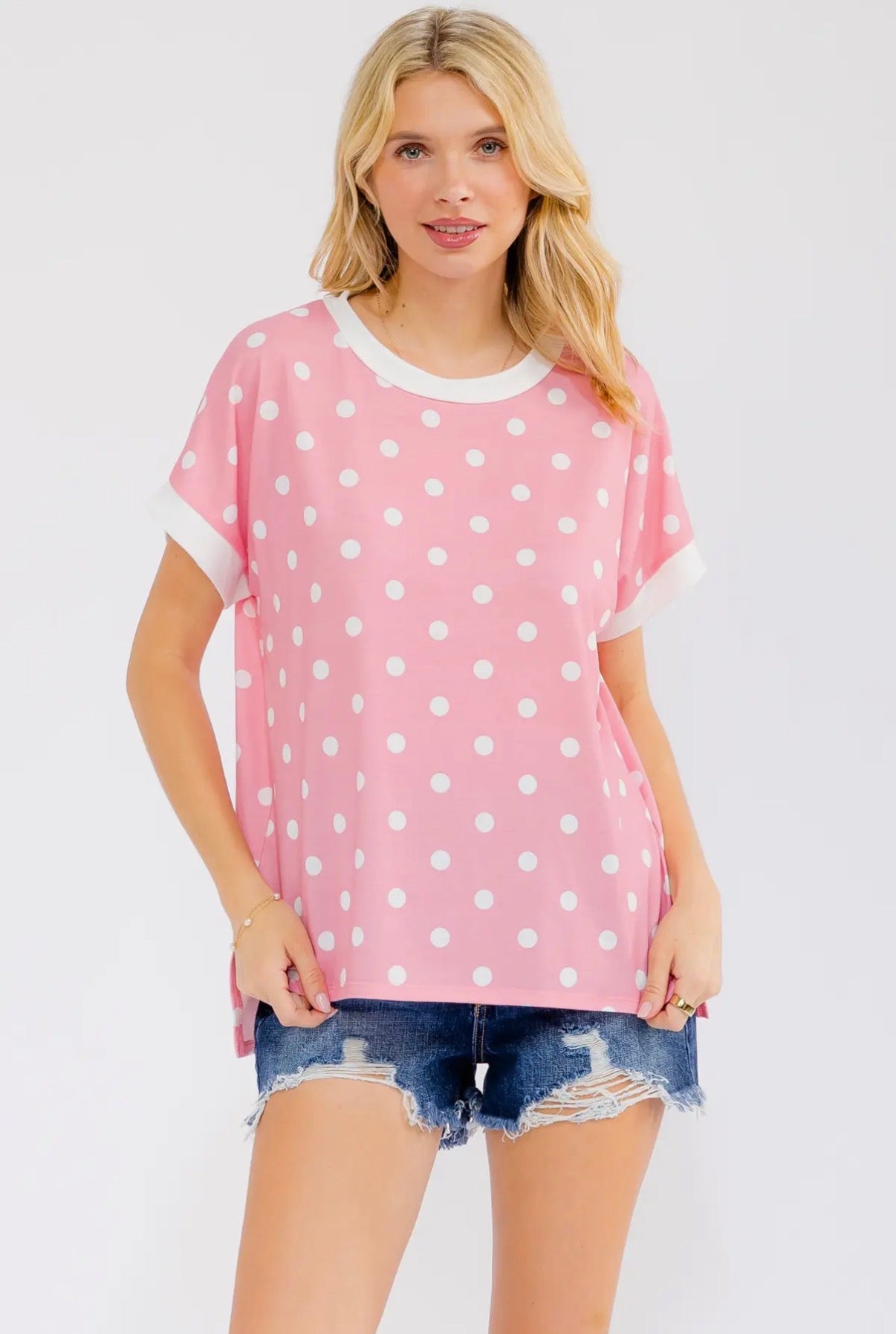 Pink Dot Darling Top