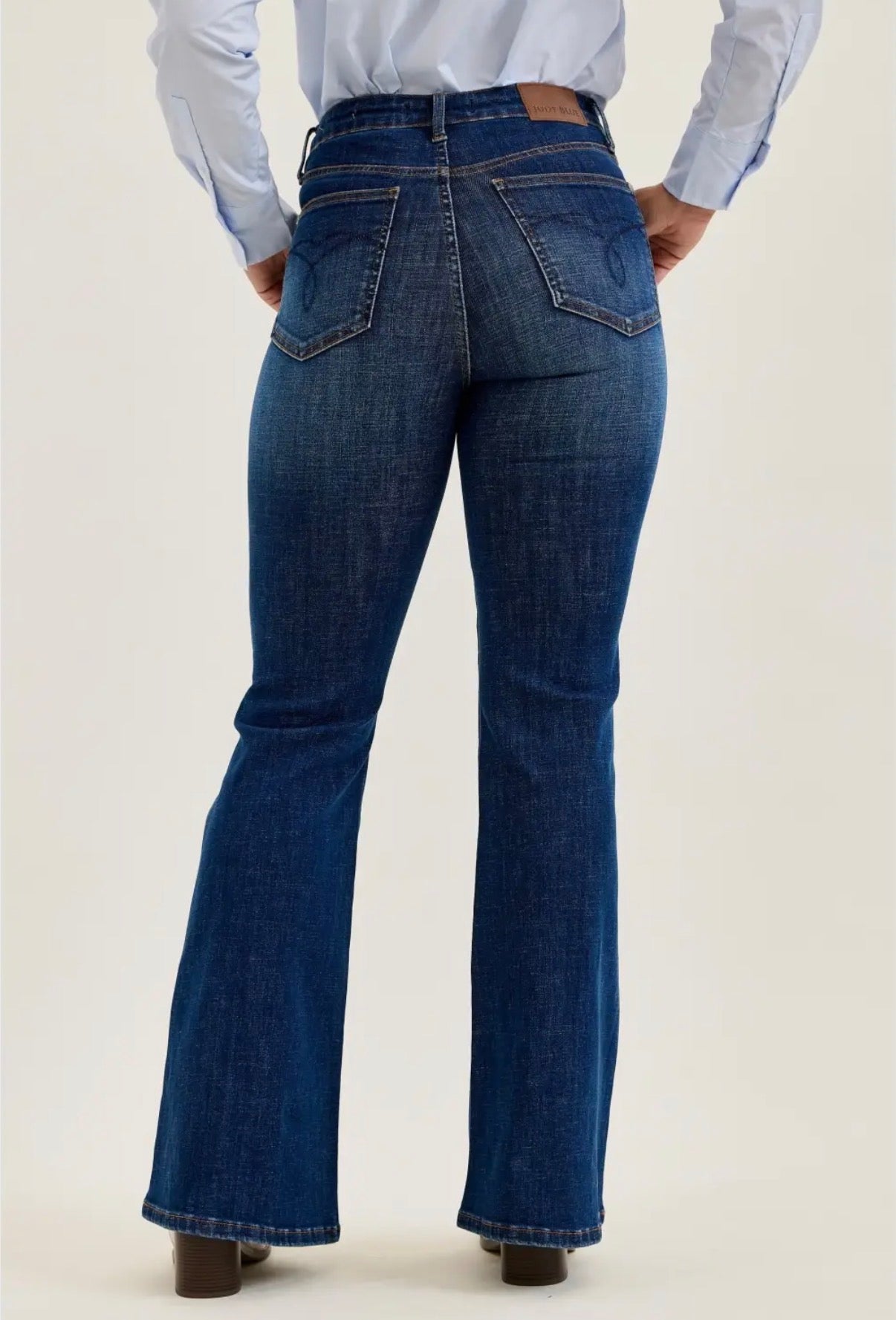 Judy Blue Charlotte High Rise Tummy Control Flare Jeans (JB 881188)