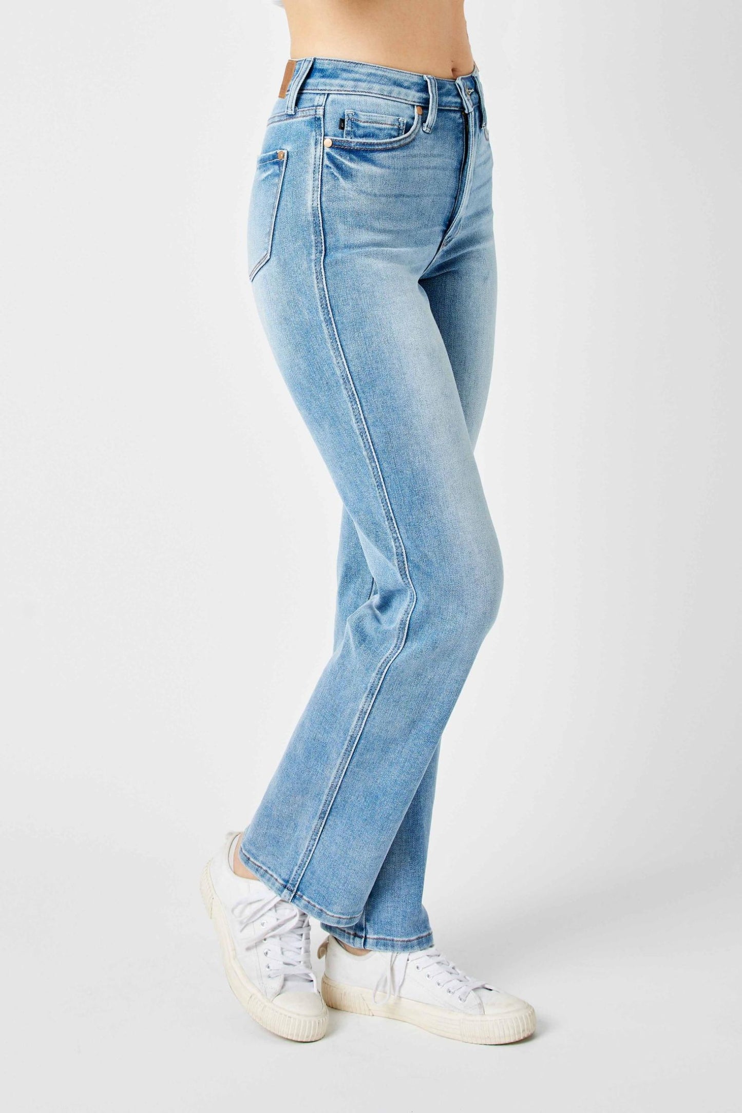 Judy Blue Xandra High Rise Tummy Control Straight Leg Jeans (JB 88794)