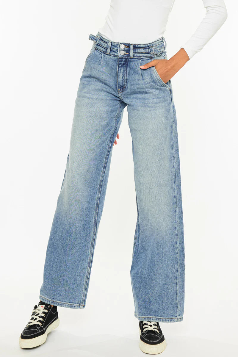 KanCan Promise High Rise Wise Leg Jeans (KC 9368)