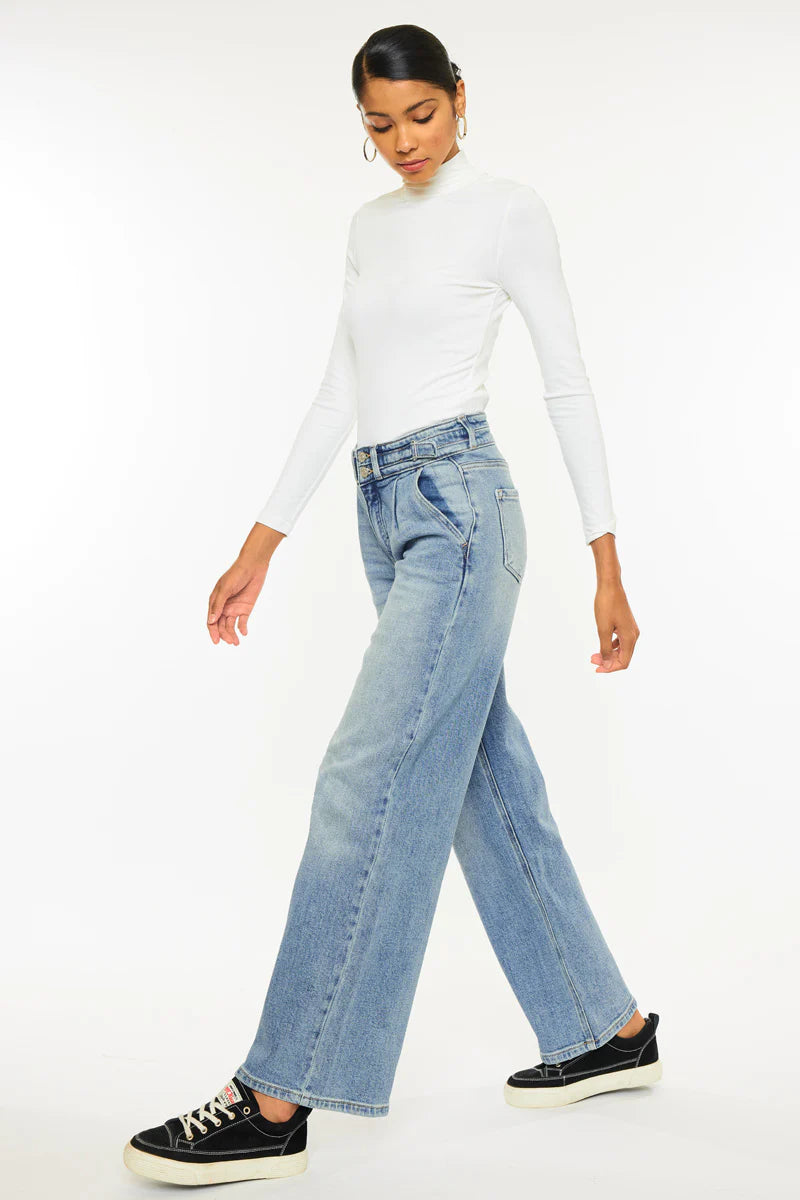 KanCan Promise High Rise Wise Leg Jeans (KC 9368)