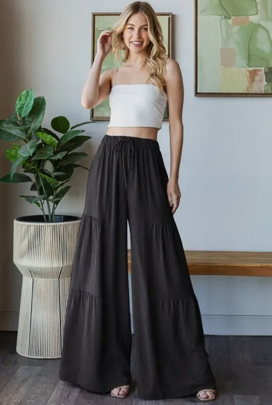 Black Wide Leg Pants