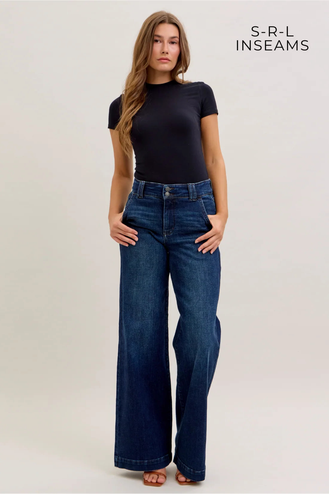 Judy Blue Jane Multi-Inseam High Rise Trouser Jeans
