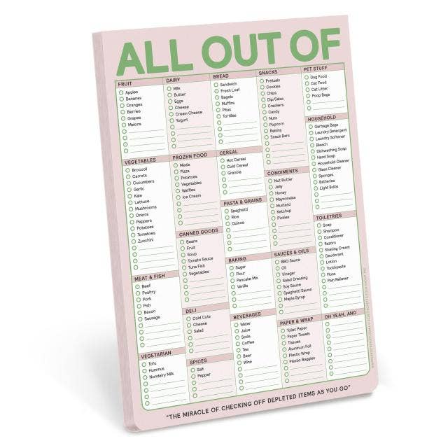 All Out Of Pad