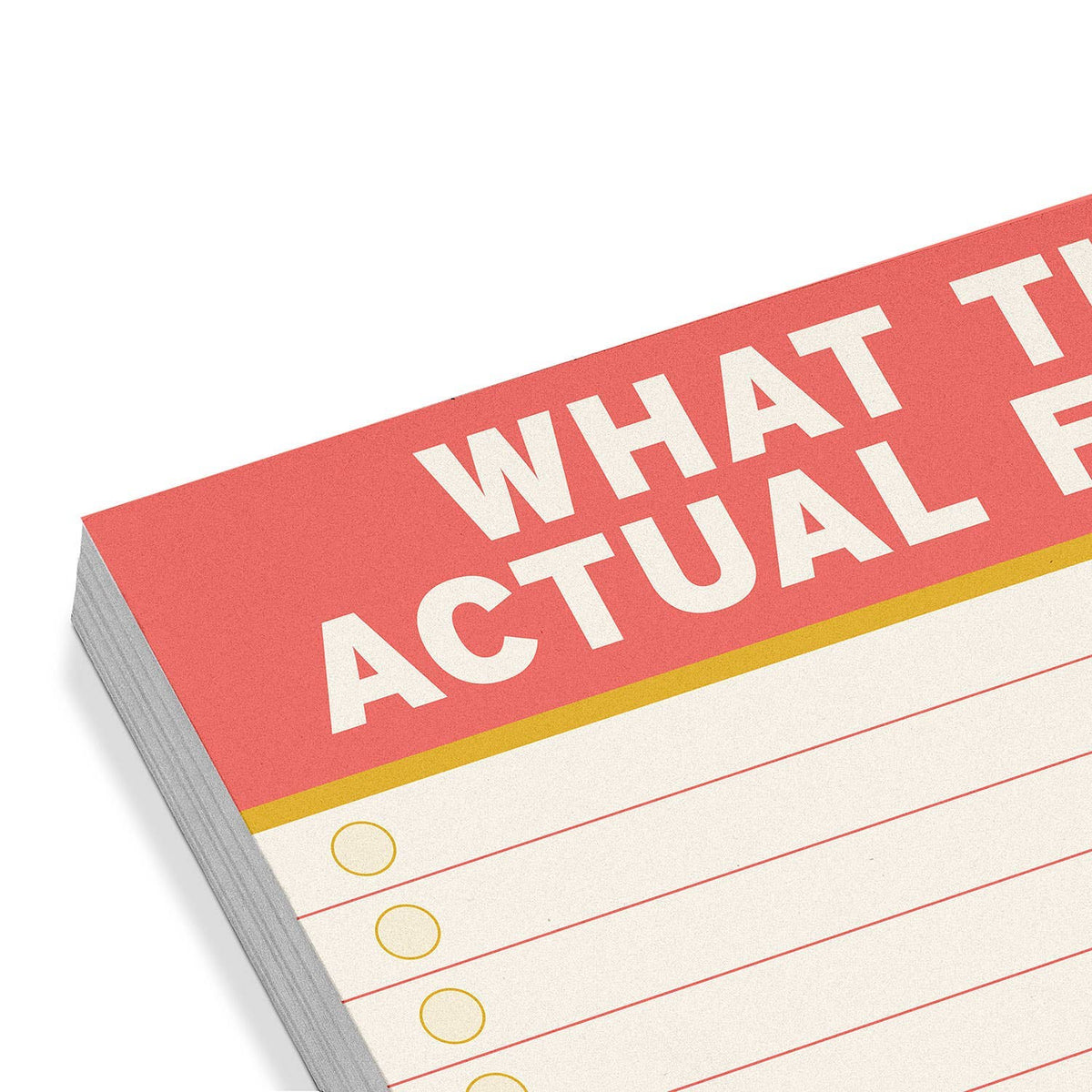 Actual F*ck Large Sticky Notes (4 x 4-inches)