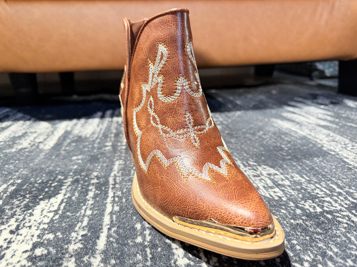 Whiskey Blaize Western Embroidered Booties