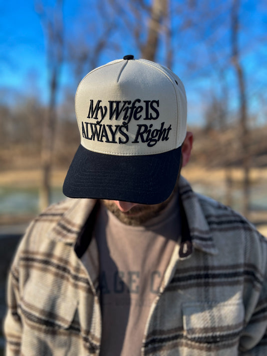 My Wife Is Always Right Trucker Hat