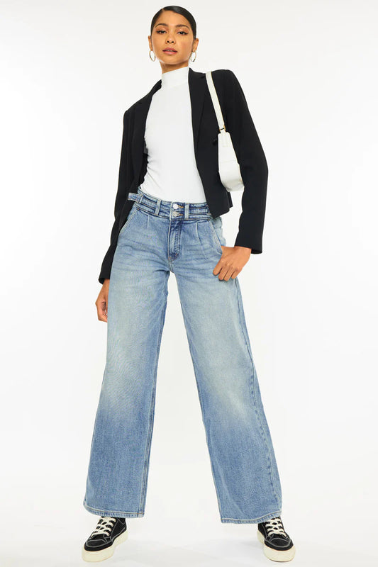KanCan Promise High Rise Wise Leg Jeans (KC 9368)