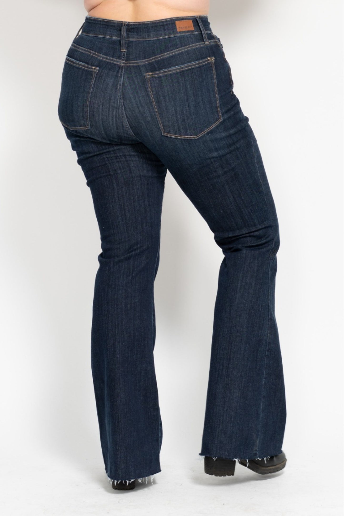 Judy Blue Giselle High Rise Dark Wash Tall Flare Jeans (JB 82343)