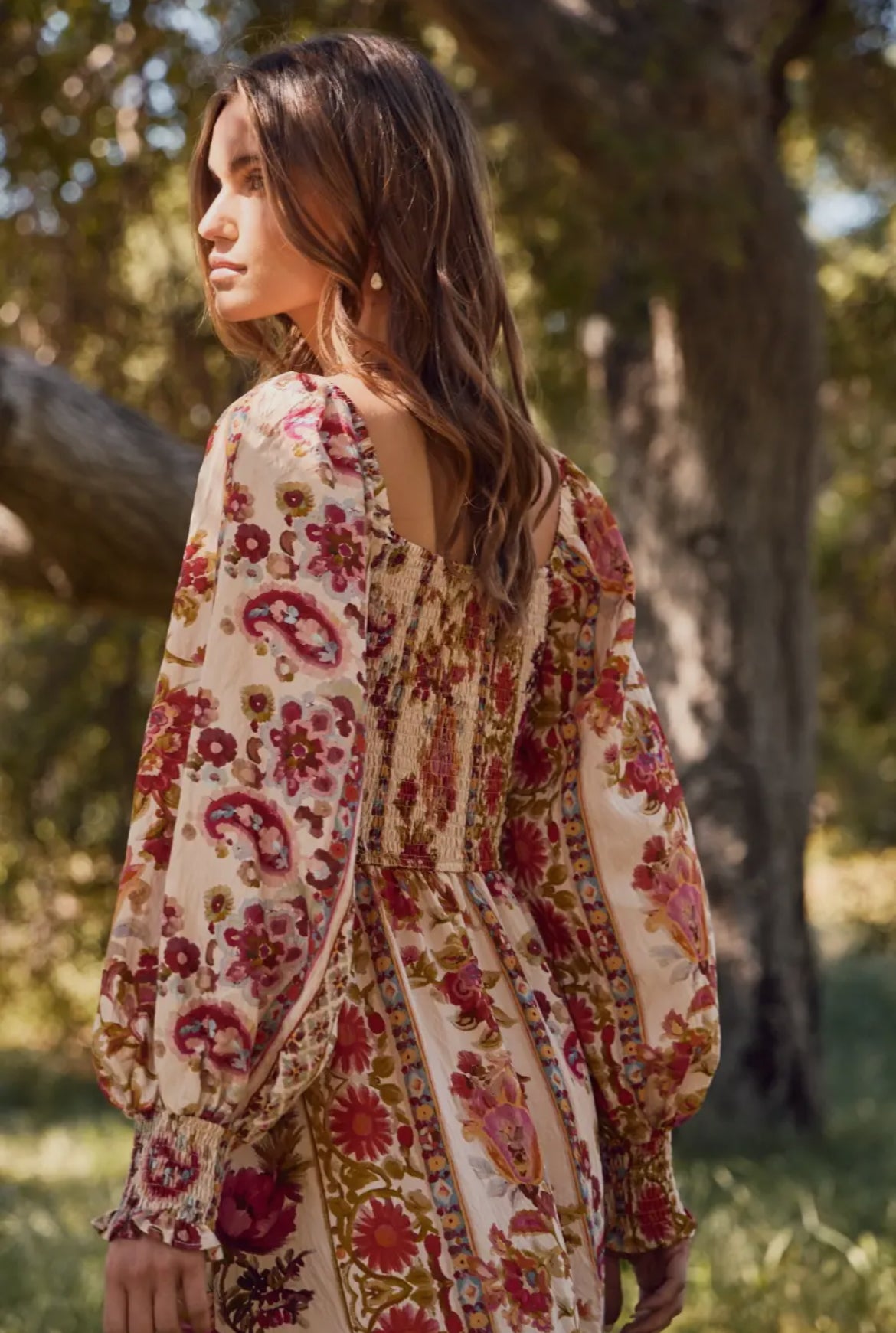 Garden Party Smocked Maxi Dress