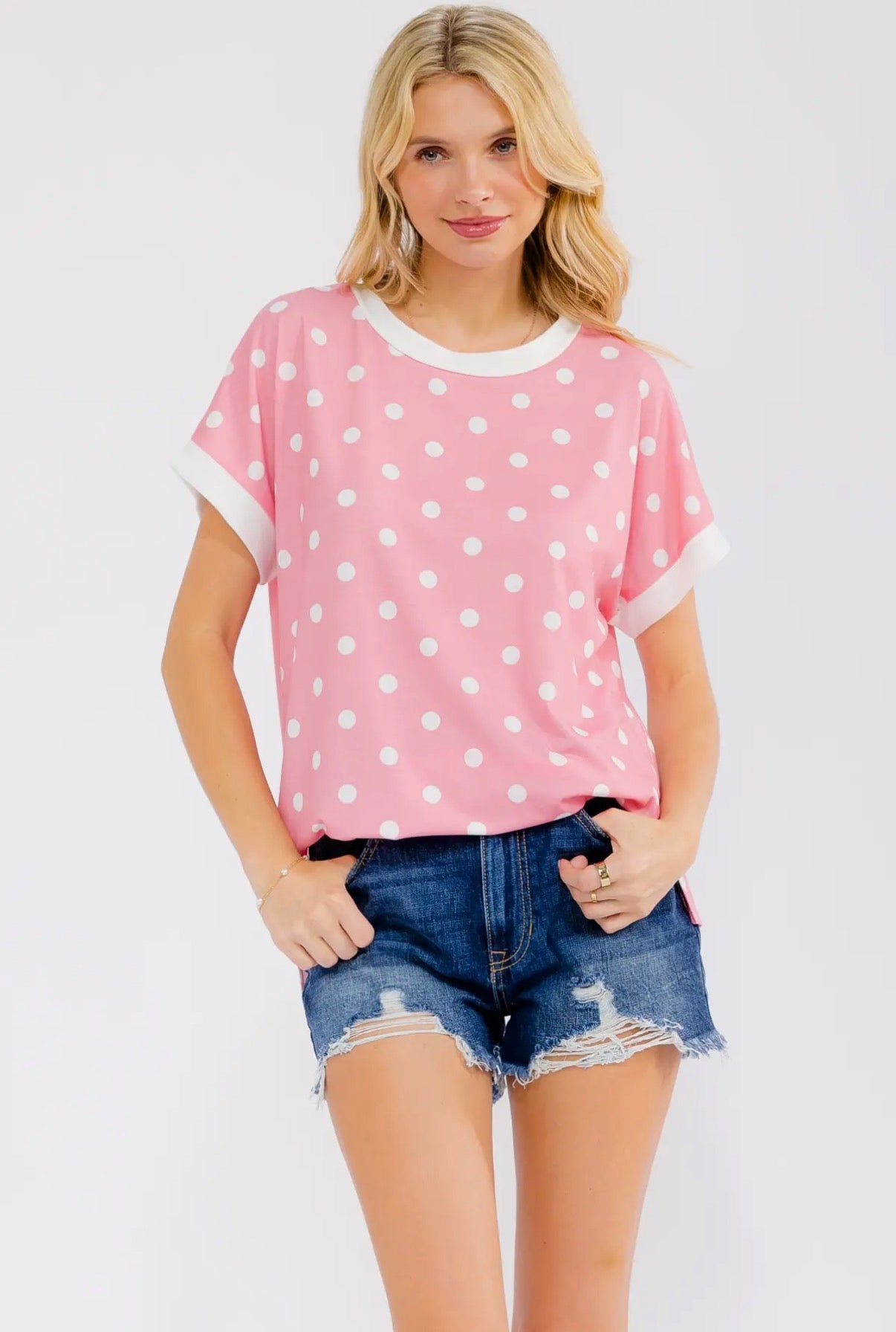 Pink Dot Darling Top