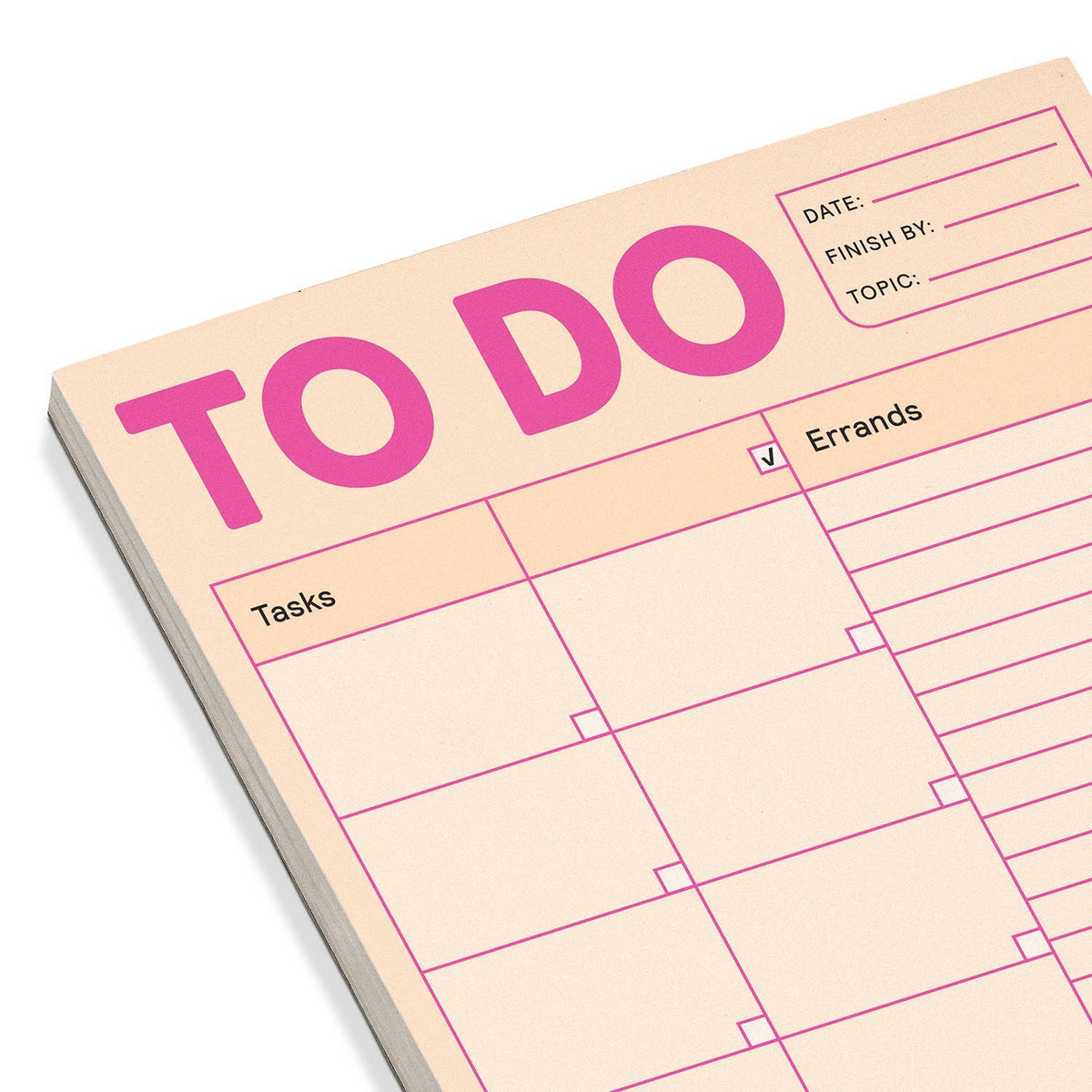 To Do Pad (Pastel Orange)