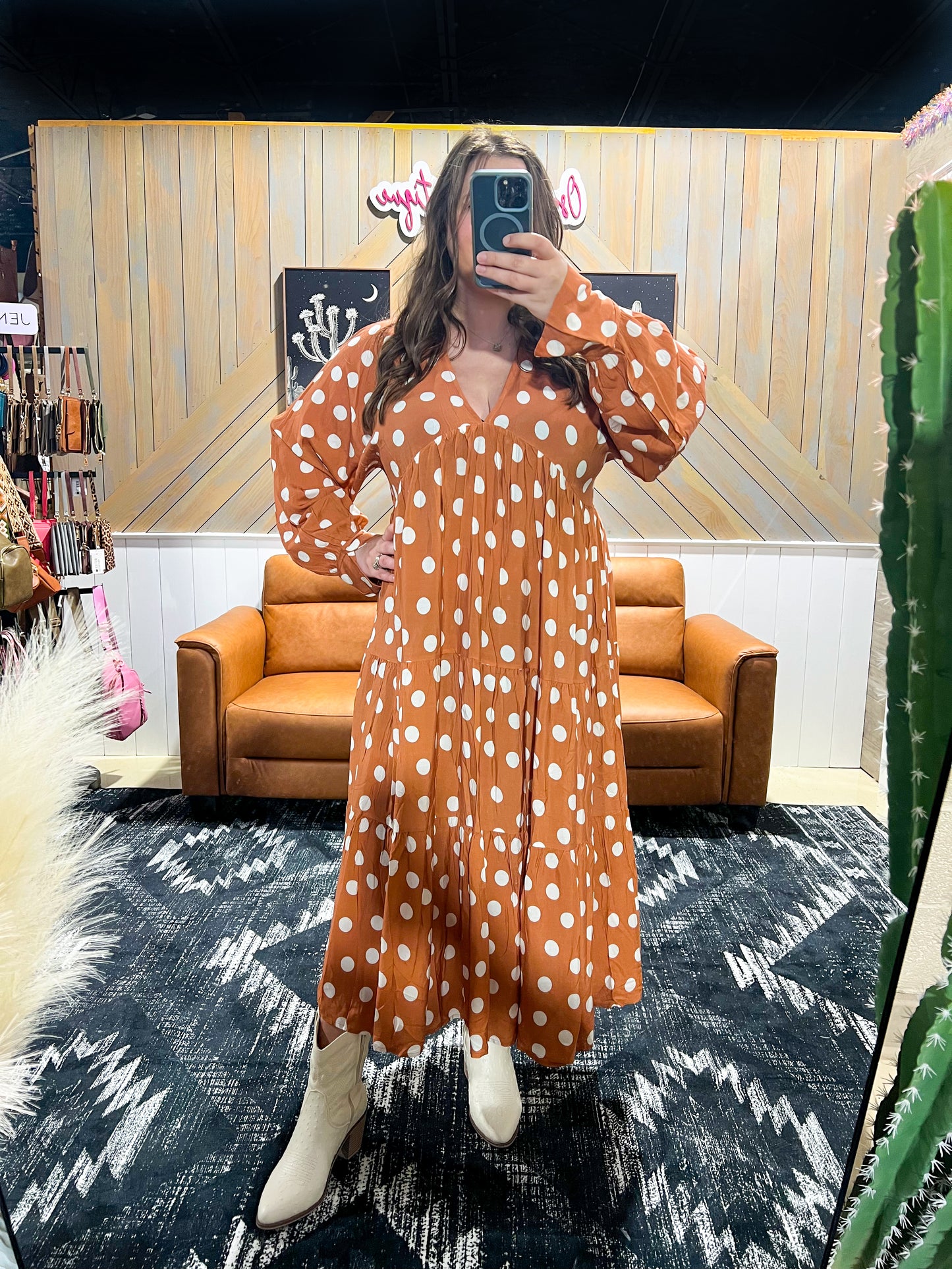 Kora Polka Dot Dress