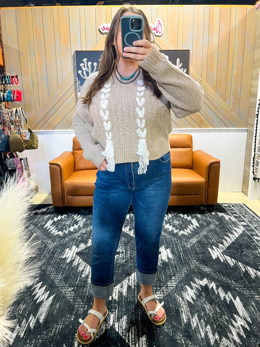 KanCan Adaline High Rise Slim Straight Leg Jeans