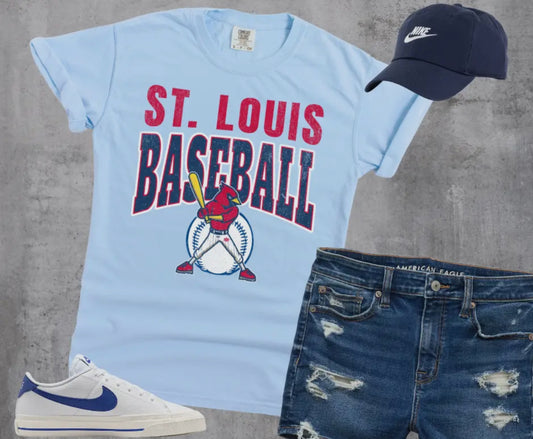 St.Louis Baseball Comfort Colors Tee