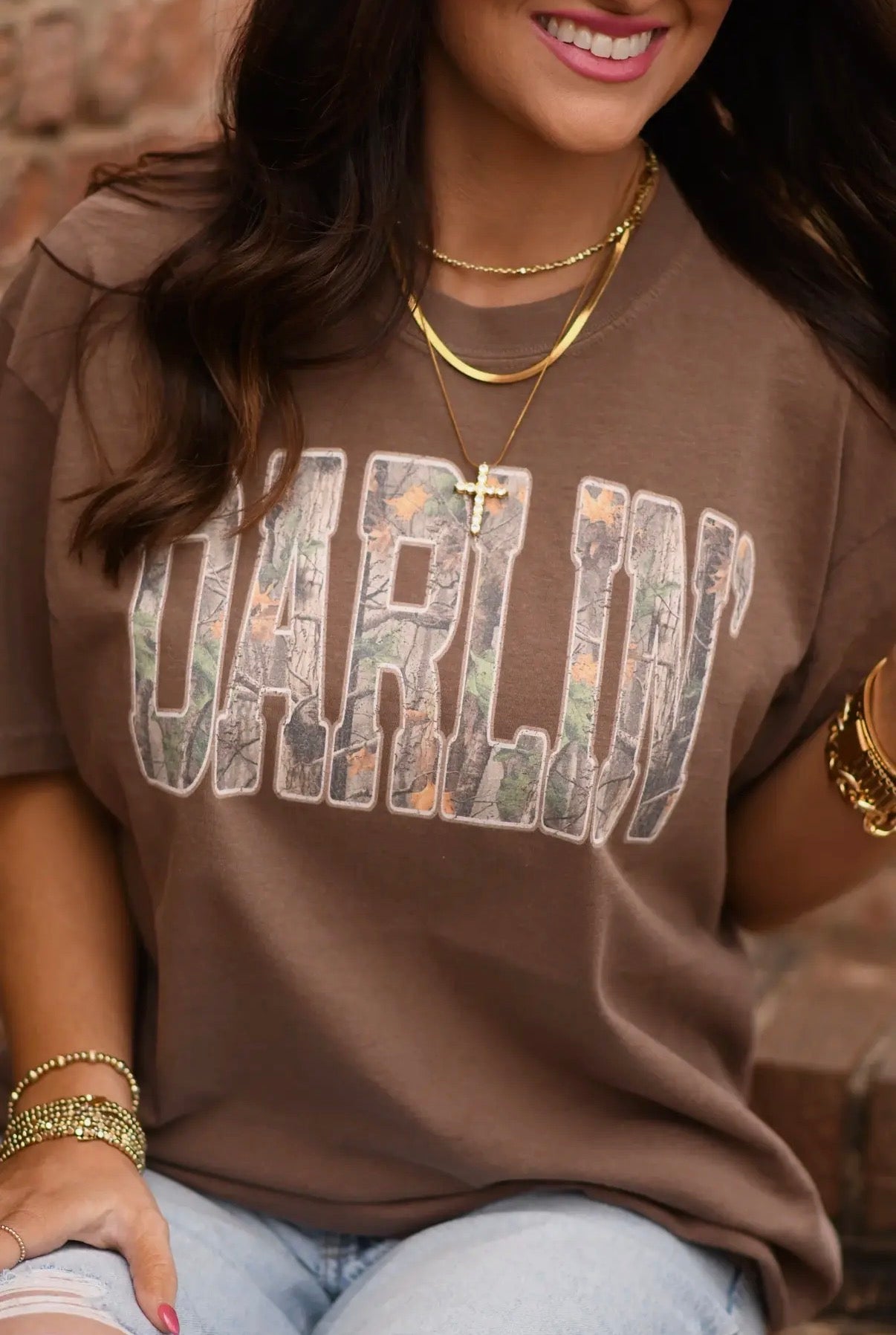 Darlin’ Camo Comfort Colors Tee
