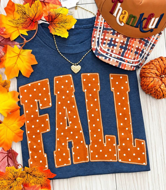 Fall Polka Dots Tee