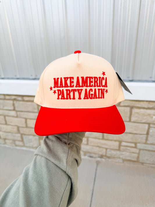 Make America Party Again Trucker Hat