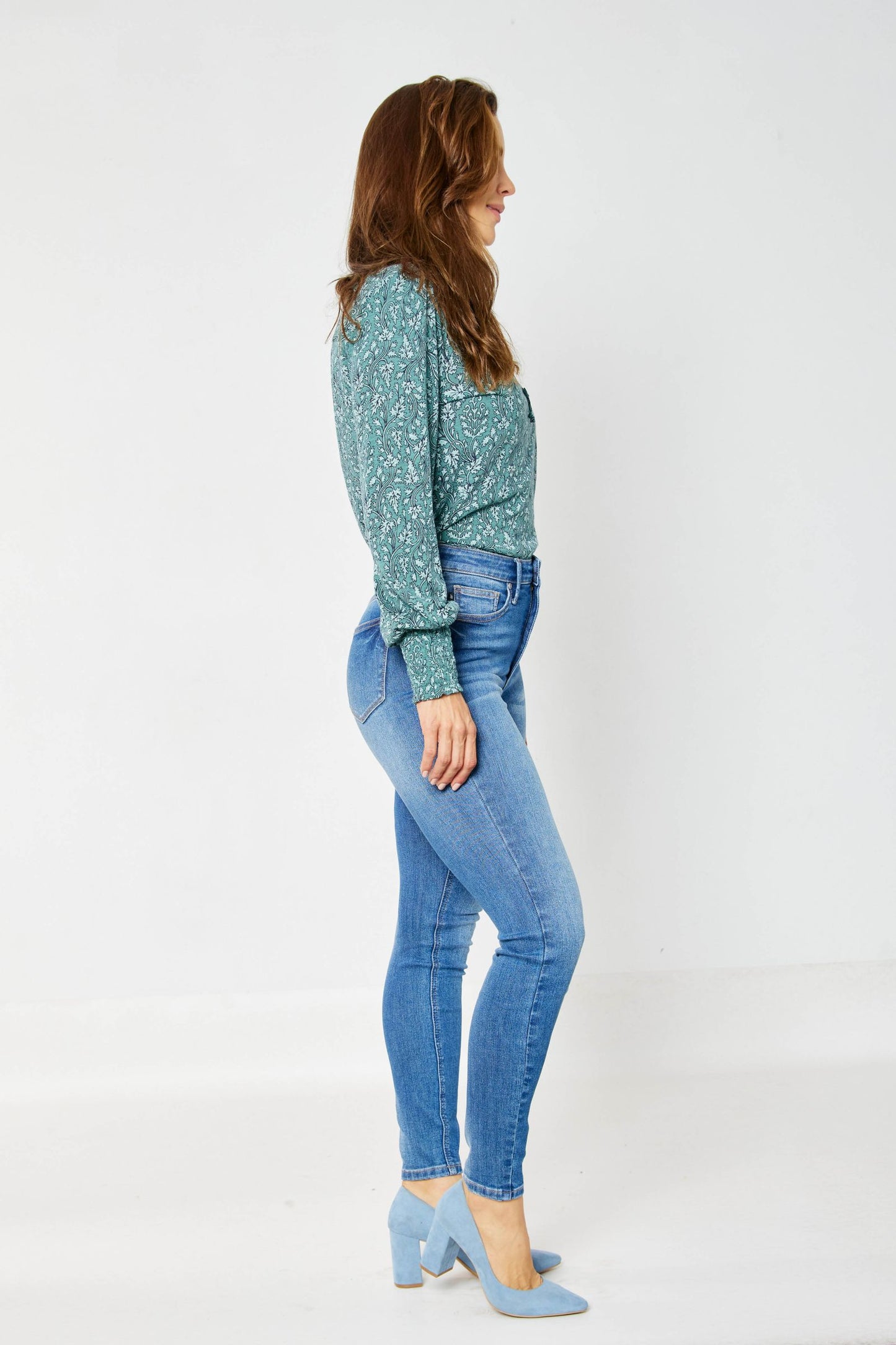 Judy Blue Toya High Rise Tummy Control Skinny Jeans (JB 88799)