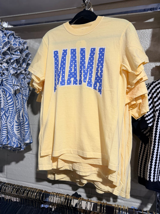 Mama Polka Dot Comfort Colors Tee