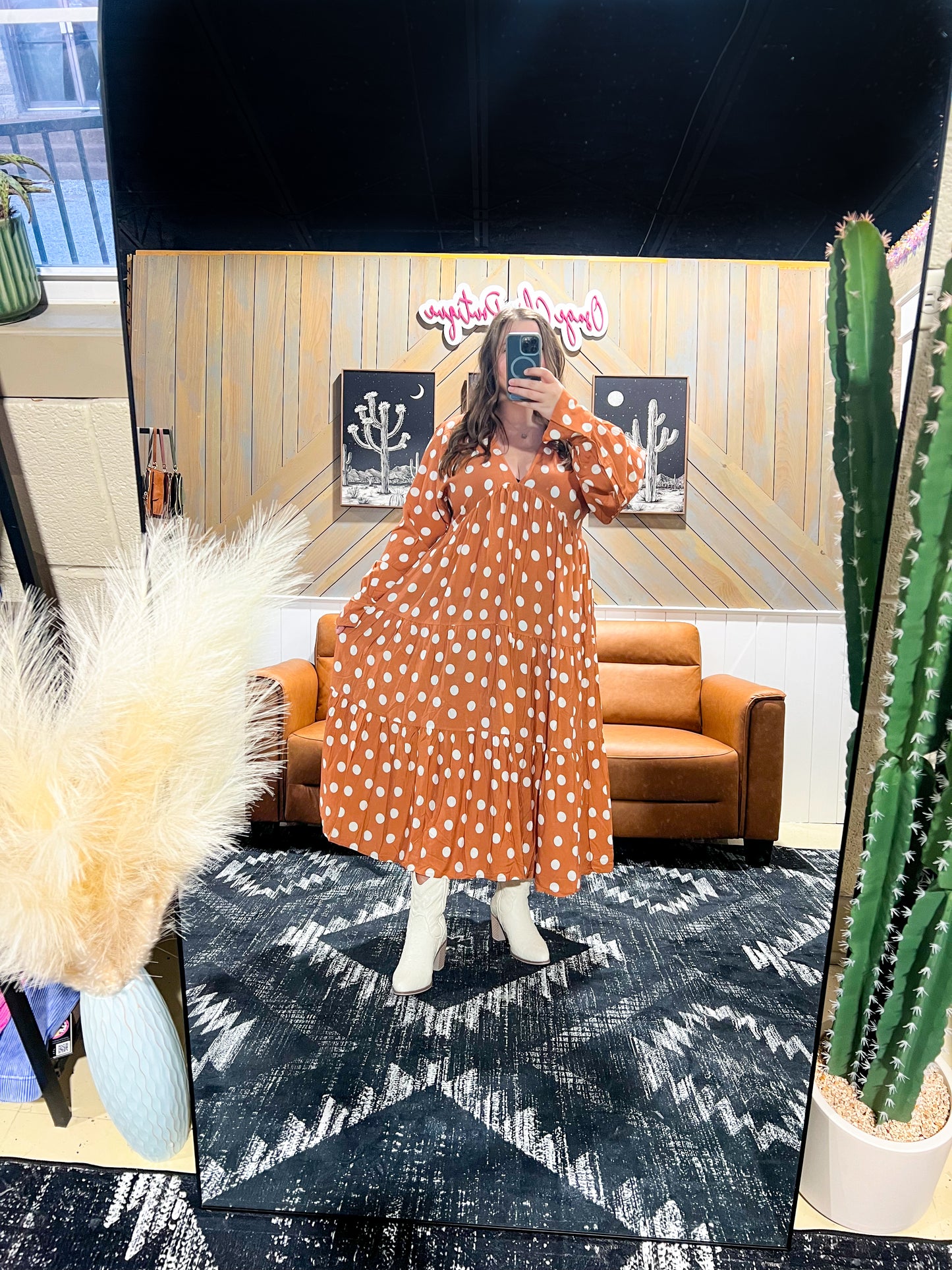 Kora Polka Dot Dress