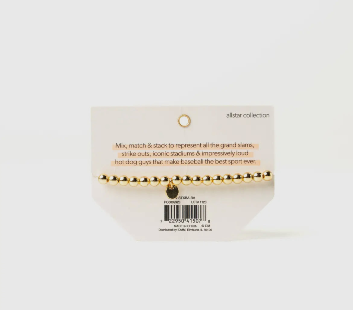 Soul Stacks Gold Sports Stretch Braclets