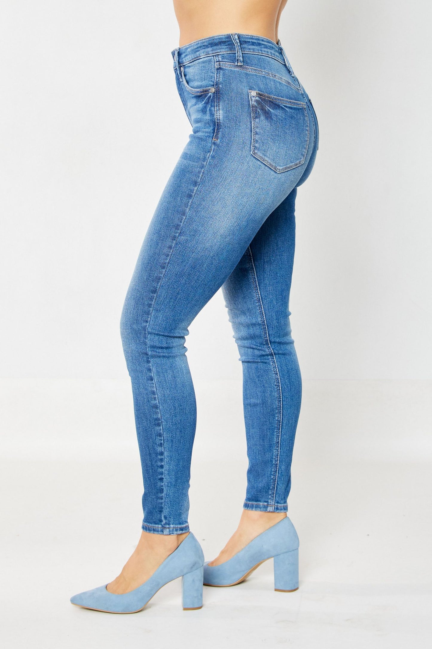 Judy Blue Toya High Rise Tummy Control Skinny Jeans (JB 88799)