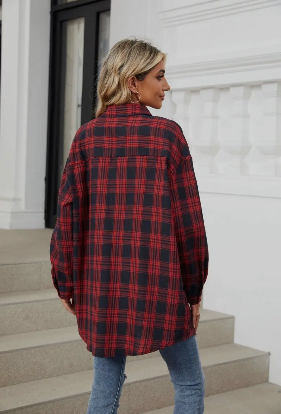 Red Plaid Shacket