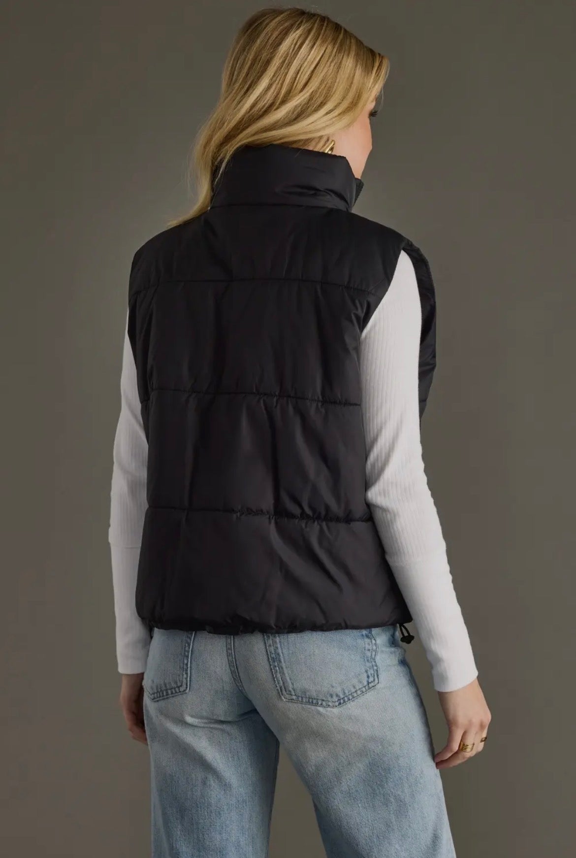 Black Puffer Vest