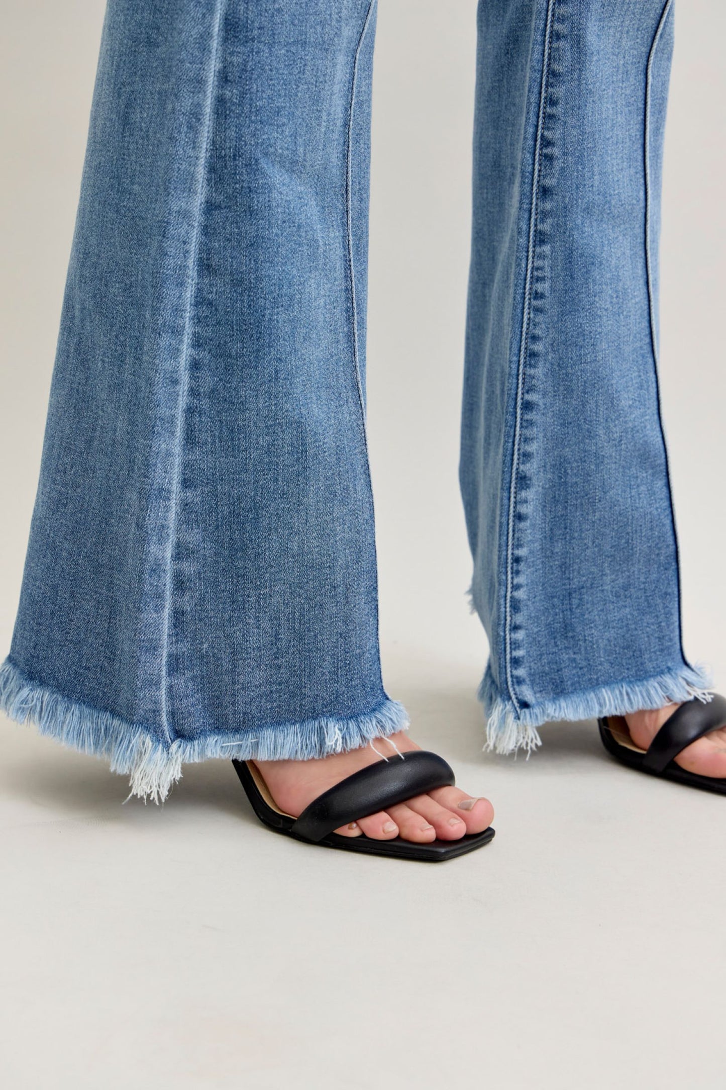 Judy Blue Gracie High Rise Front Pintuck Flare Jeans (JB 82687)
