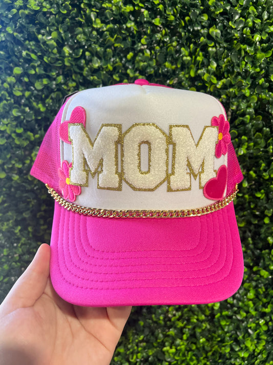 Pink Mom Trucker Hat