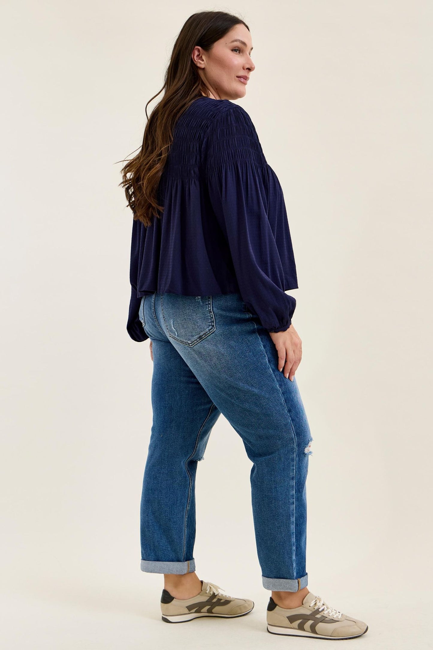 Judy Blue Billie High Rise Boyfriend Fit Jeans (JB 881189)