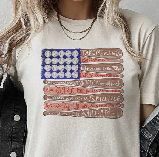 Baseball Flag Tee