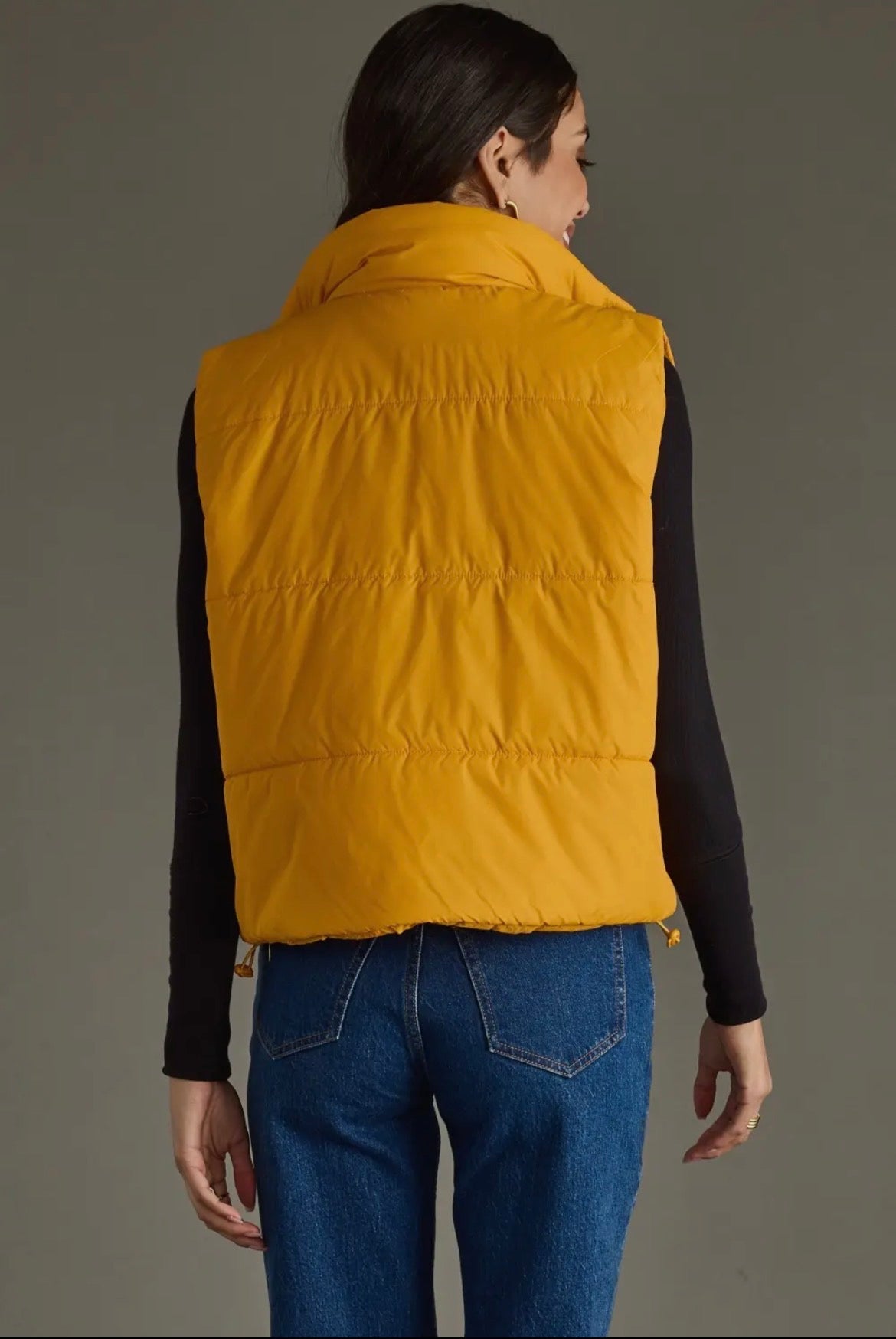 Mustard Puffer Vest