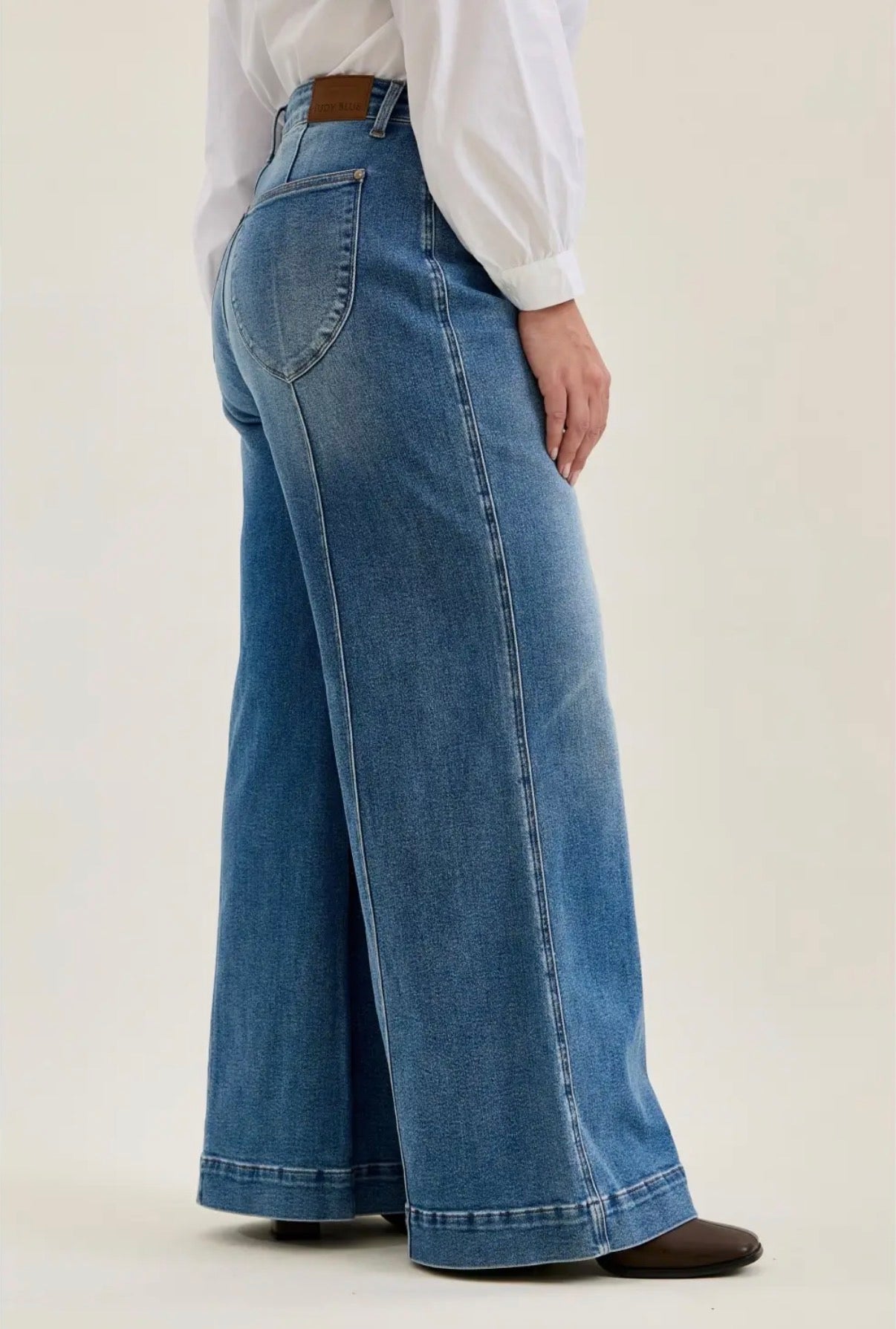 Judy Blue Liza High Rise Palazzo Jeans (JB 881160)
