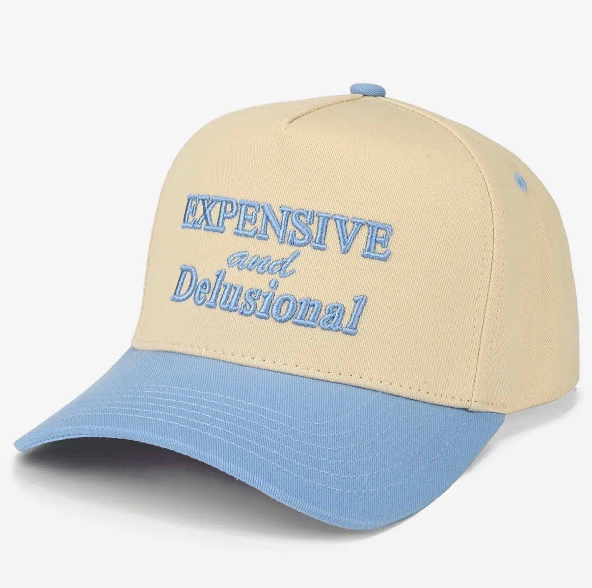 Expensive & Delusional Embroidered Trucker Hat