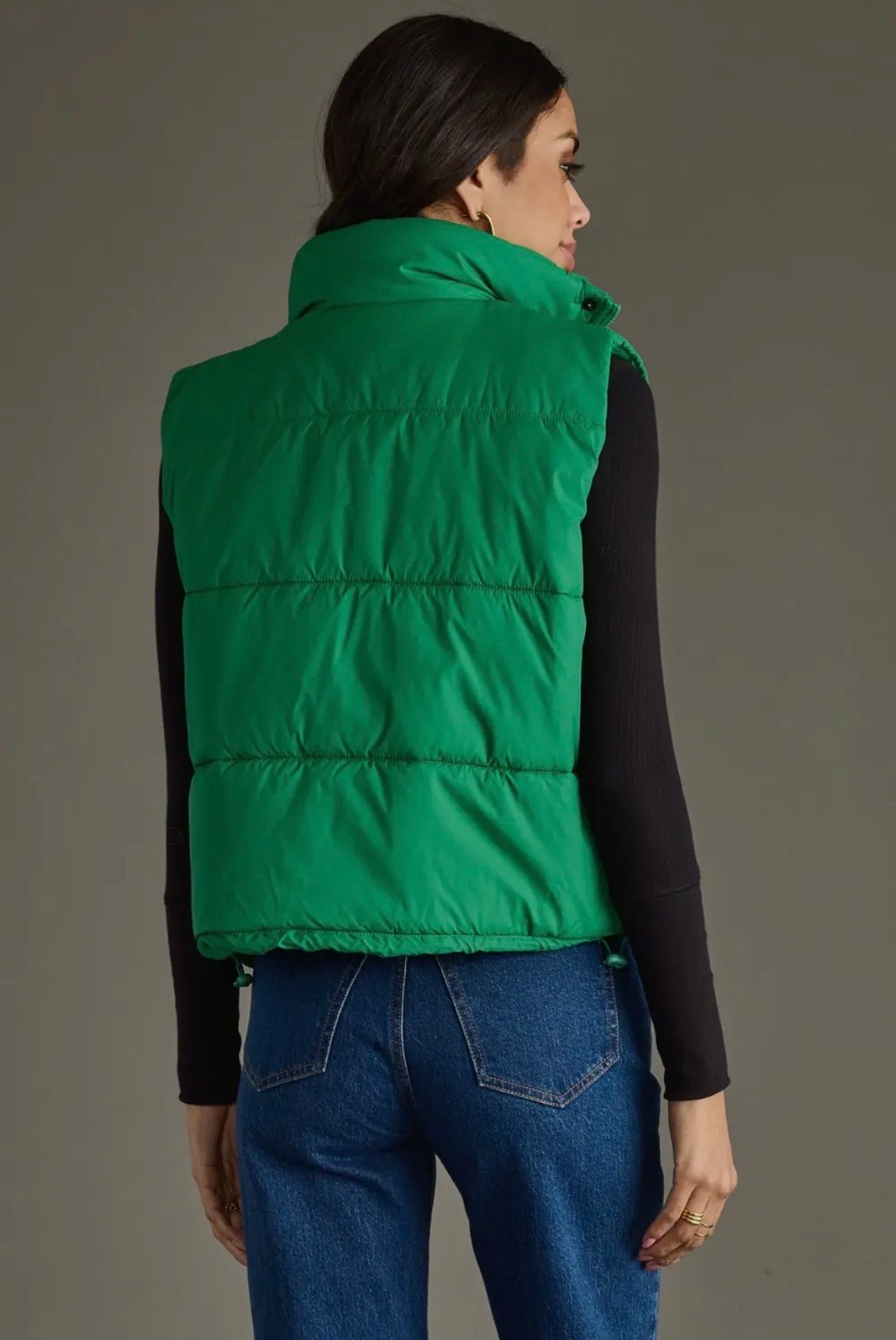 Green Puffer Vest