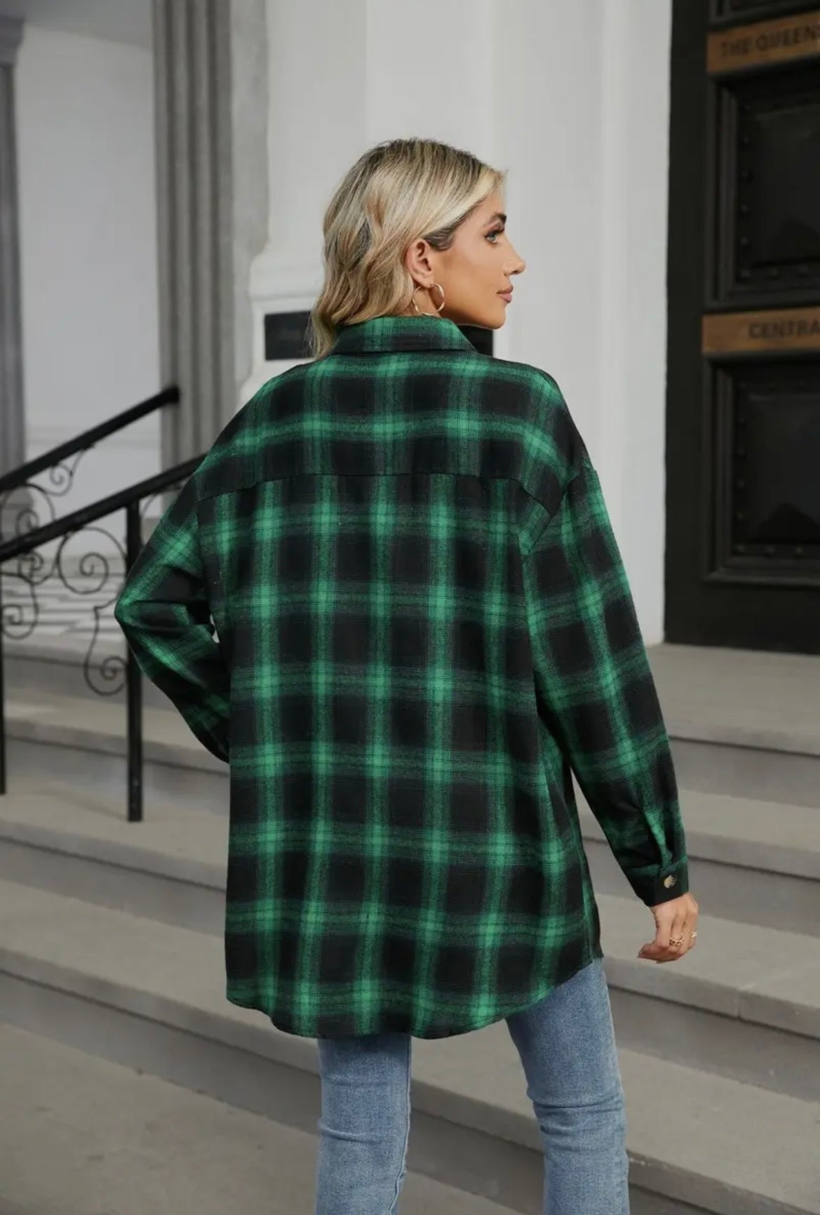 Emerald Plaid Shacket