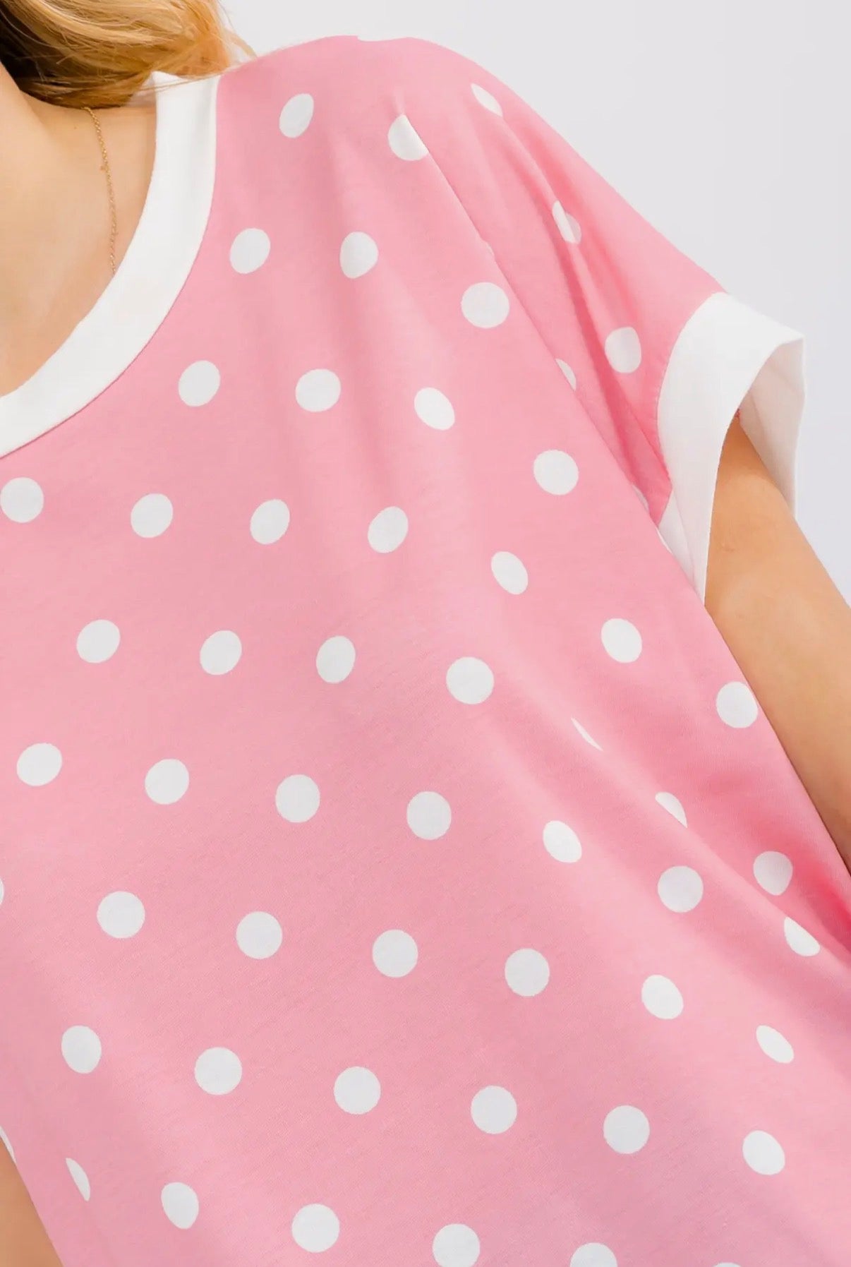 Pink Dot Darling Top