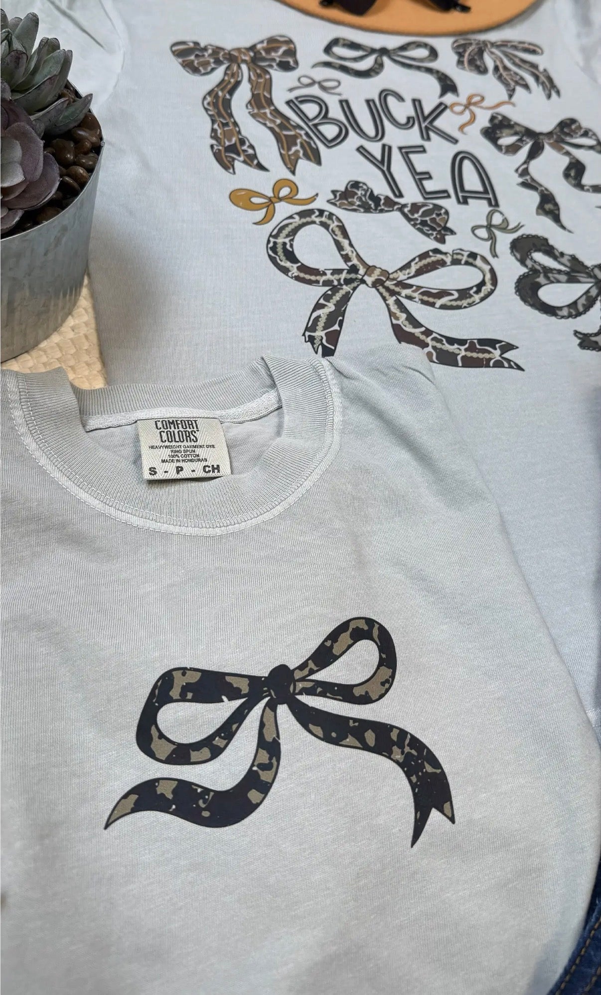 Buck Yea Camo Bow Tee