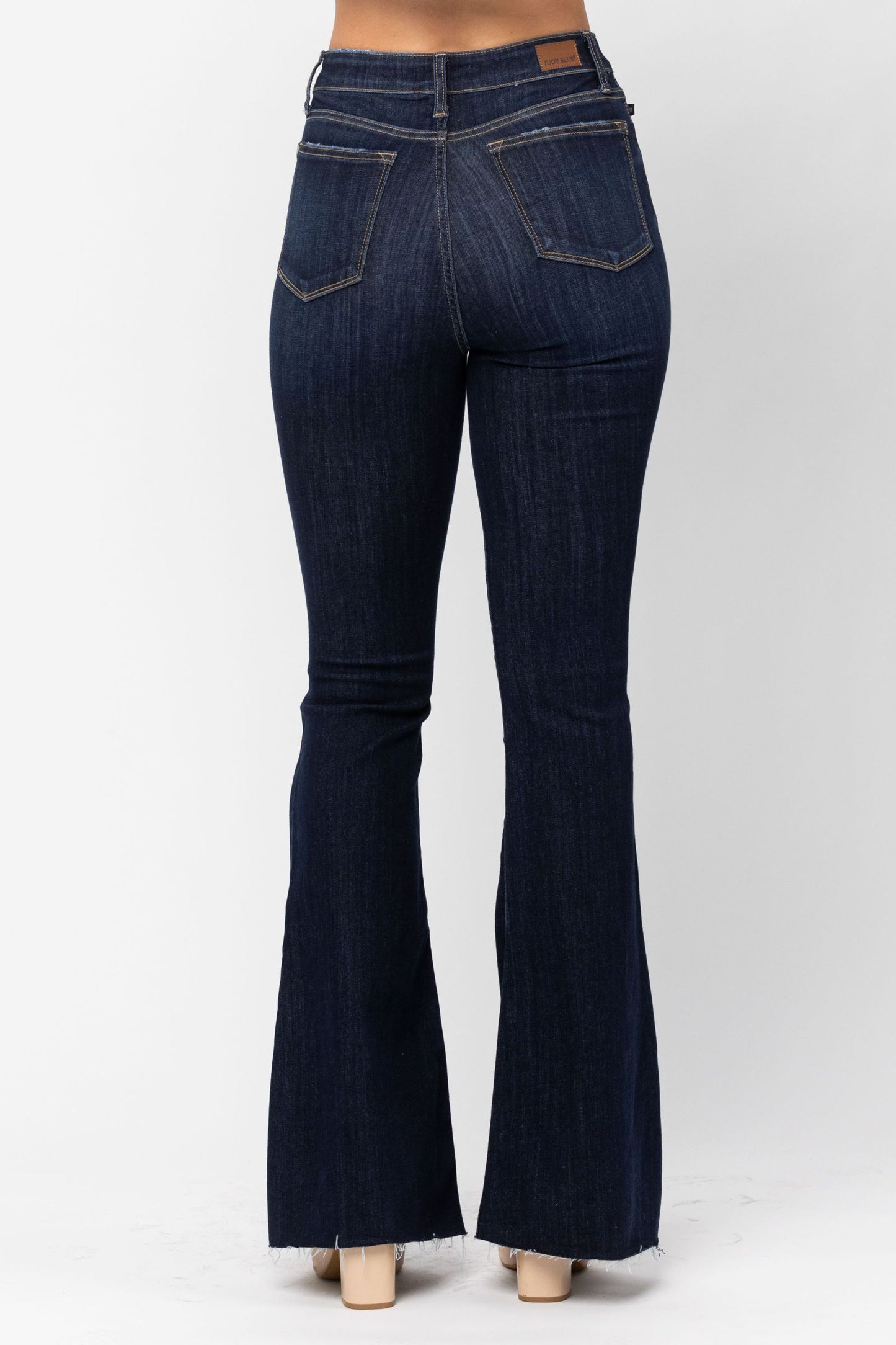 Judy Blue Giselle High Rise Dark Wash Tall Flare Jeans (JB 82343)