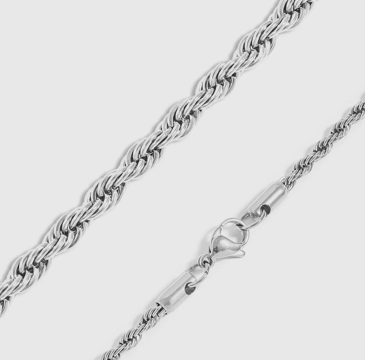 4mm Rope Chain Necklace