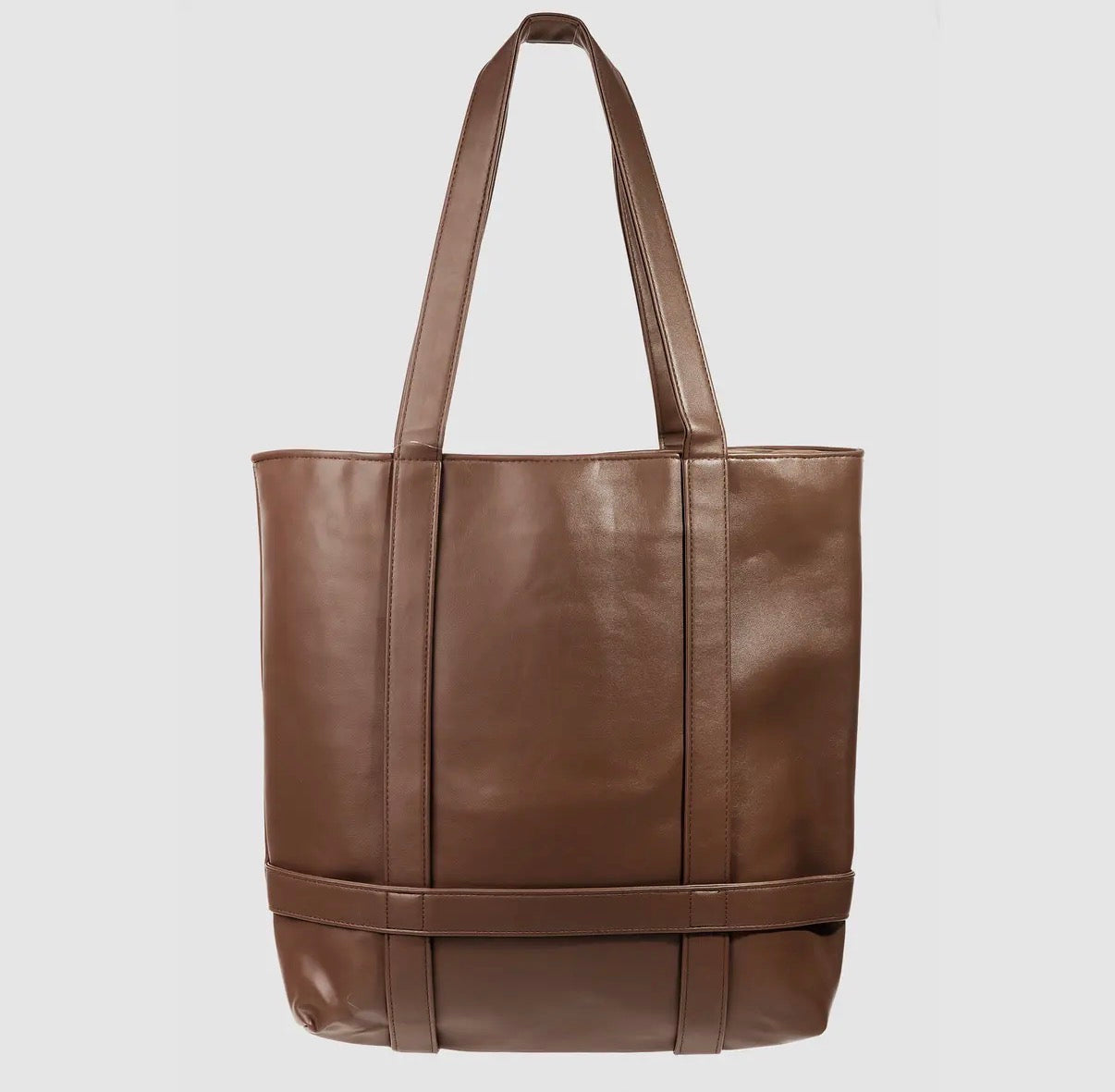 Pleather Hat Carrier Tote Bag