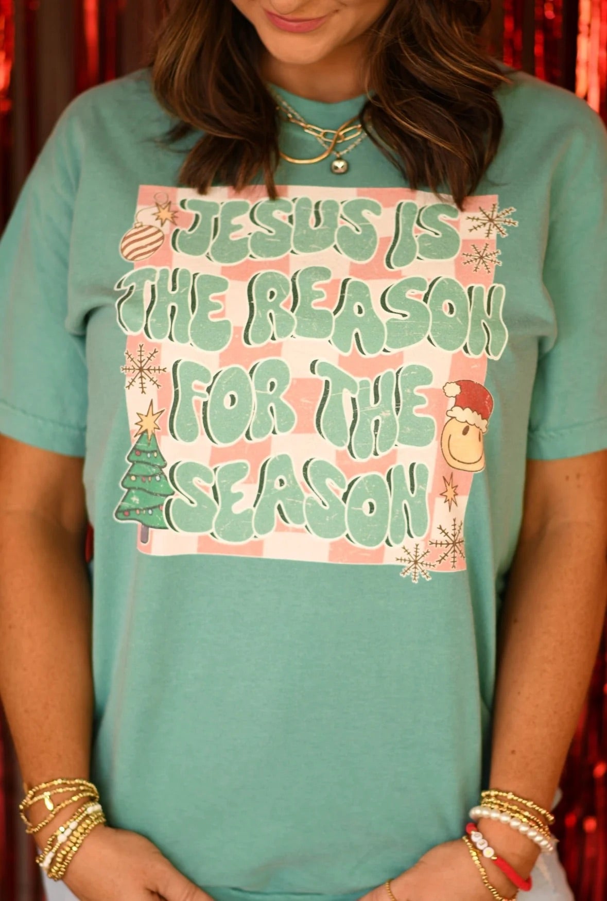 Jesus is the Reason for the Season Comfort Colors Tee