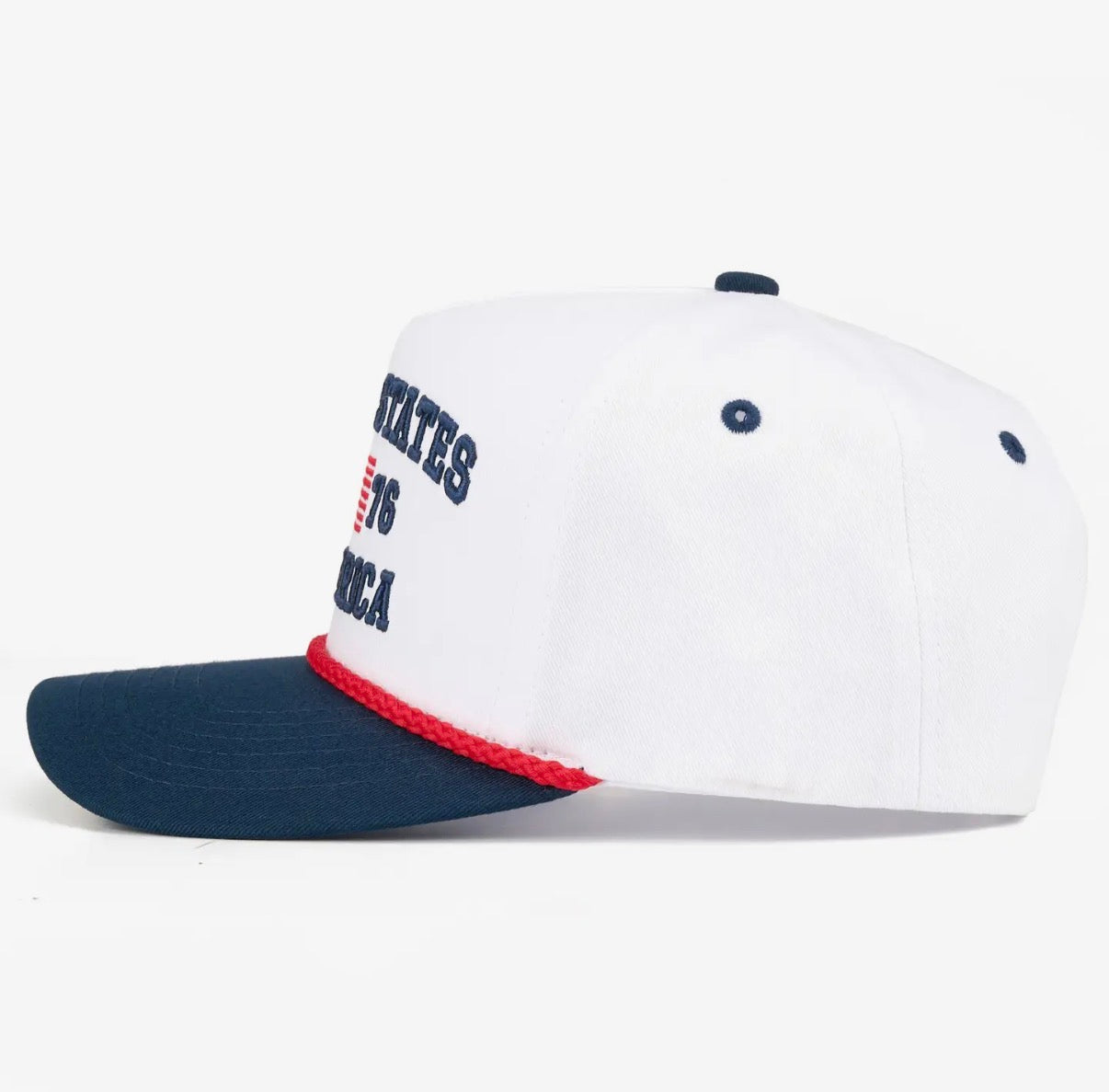 USA 1776 Two-Tone Embroidered Trucker Hat