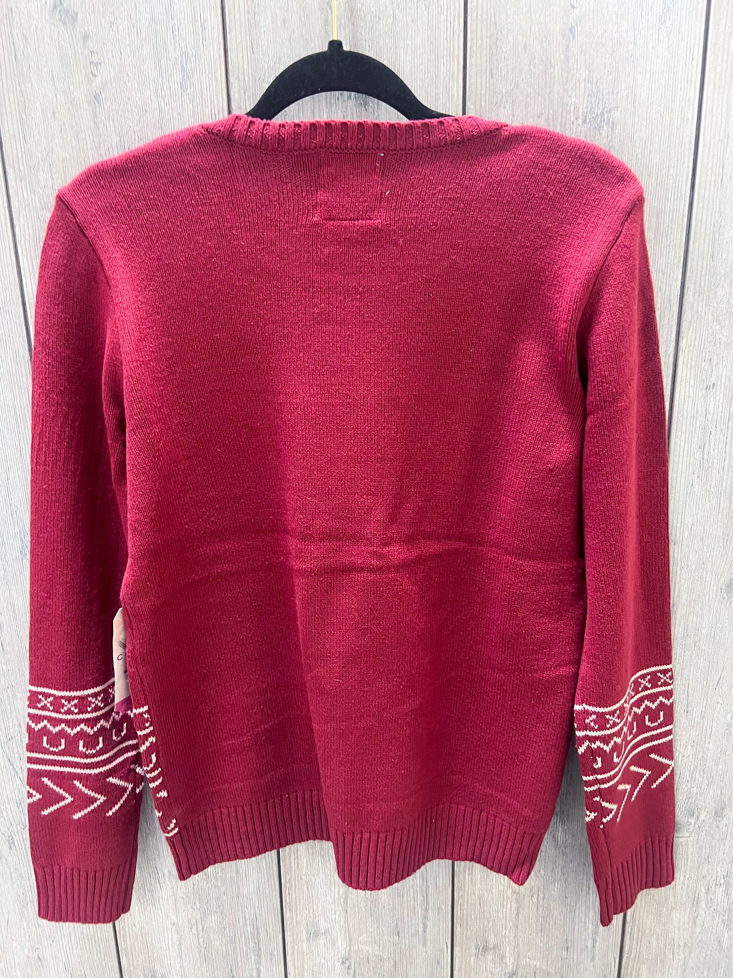 Wine Longhorn Sweater