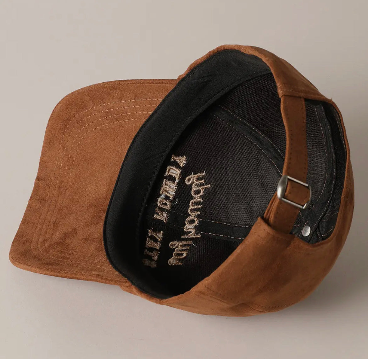 Say Howdy, Stay Rowdy Suede Ball Cap