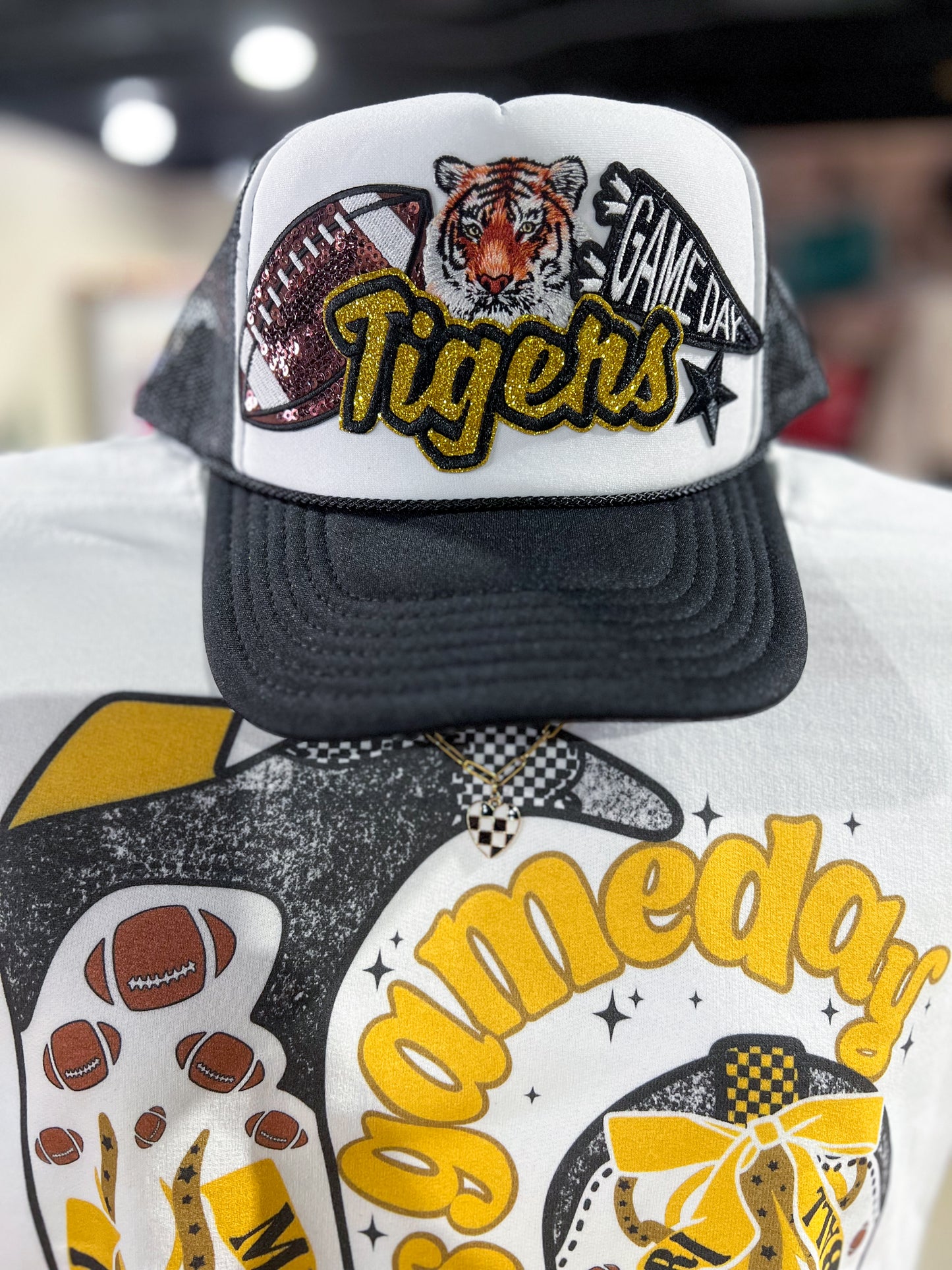 Tigers Football Game Day Trucker Hat