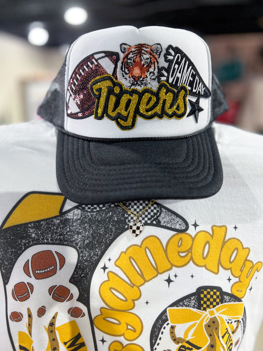 Tigers Football Game Day Trucker Hat